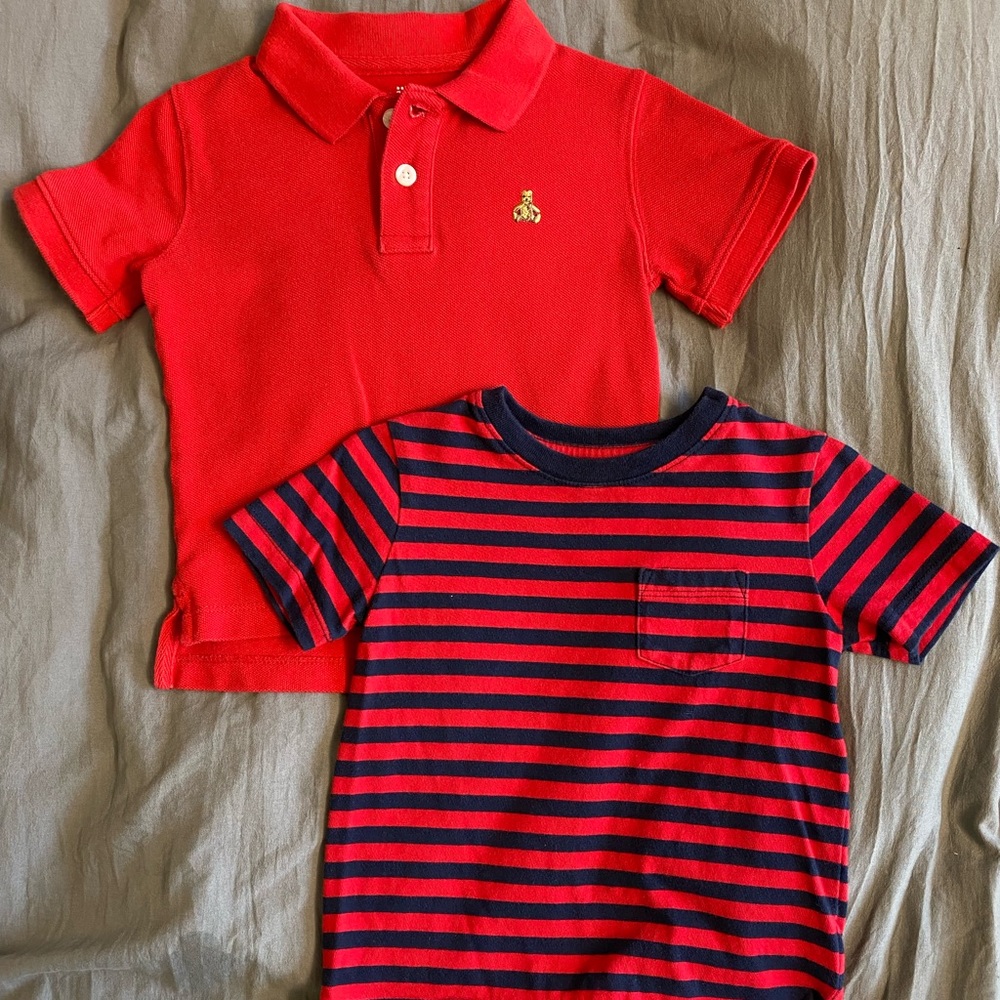 GAP T-shirt and Polo Shirt For Toddler Size 18-24M